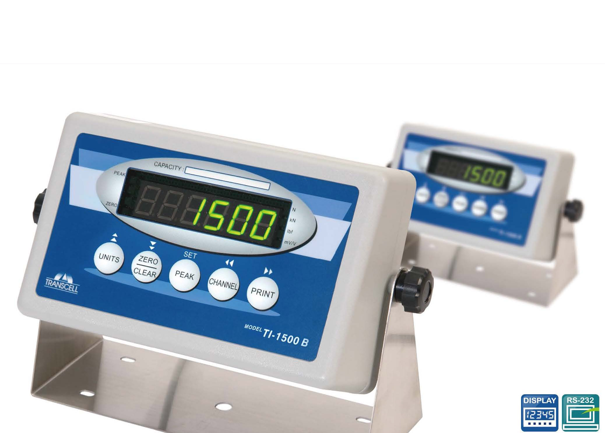 美国 Transcell TI-1500B 测力仪表